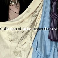 8件夏日小众吊带背心 全员美丽 实穿显瘦好搭！夏天当然要穿漂亮吊带啦！