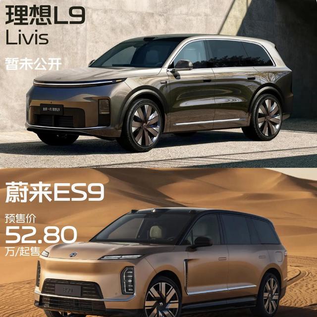 26年旗舰对决：理想L9 vs 蔚来ES9