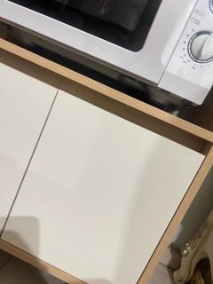 原木风餐边柜落地矮柜家用微波炉收纳层架