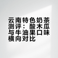 云南奶茶（饮品）从夯到拉大测评