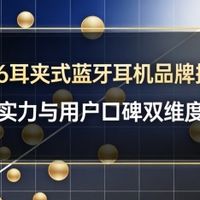 2026 耳夹式蓝牙耳机品牌：技术实力与用户口碑双维度榜单