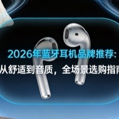 2026 年蓝牙耳机品牌推荐：从舒适到音质，全场景选购指南