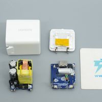 苹果40W快充平替，绿联指尖湃45W氮化镓充电器拆解