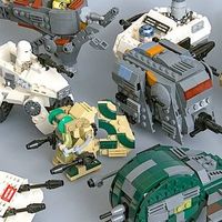 用乐高复刻Kenner星球大战Mini-Rigs：十二款Q版载具全收录