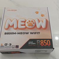 白色高颜值主板的新选择-七彩虹B850M-MEOW WIFI7