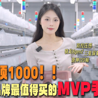 1000封顶!!各品牌最值得买的mvp手机