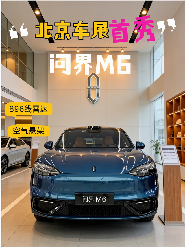 问界M6！25.98万起配空悬+激光雷达，这配置太顶了