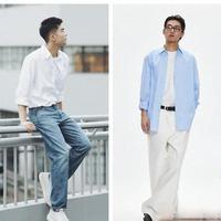 为什么劝男人穿衬衫“别塞裤腰、不系皮带”？看完对比图你就懂了