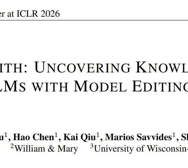 ICLR 2026 | KnowledgeSmith：我们终于开始“看懂”大模型是怎么更新知识的