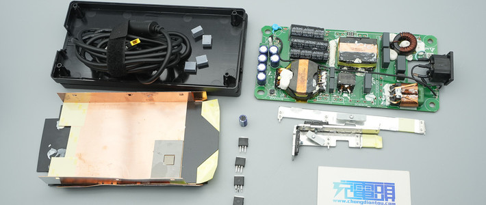 PFC+LLC+SR高效架构设计，拯救者笔记本300W电源适配器拆解