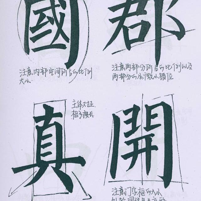 以篆书和古籀笔法为根，颜真卿书法《勤礼碑》教学手稿高清完整版