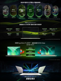 荣耀这款轻薄本把MacBook Pro都卷赢了