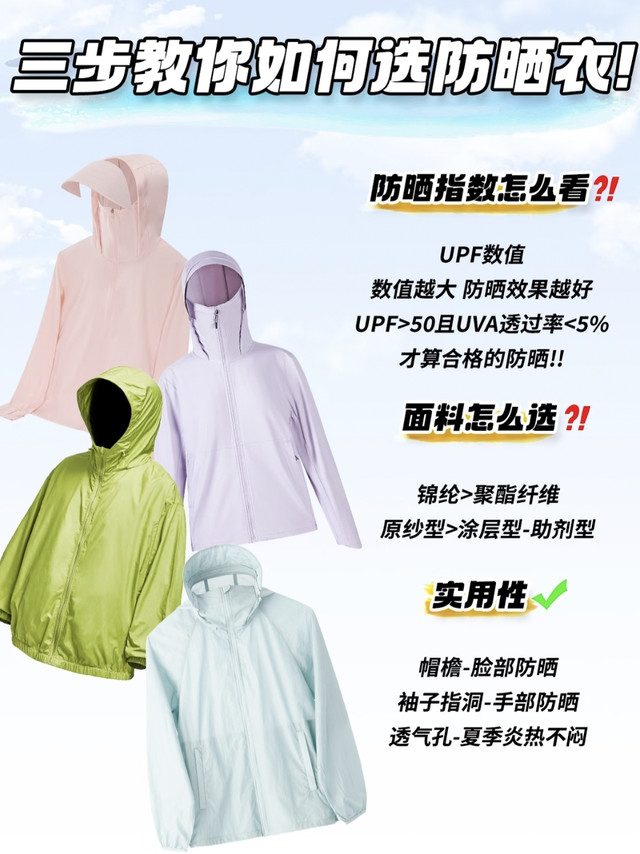 五一户外不翻车！防晒衣避坑指南