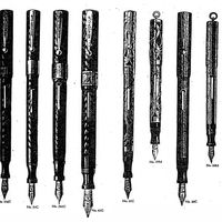 1921年犀飞利钢笔产品目录