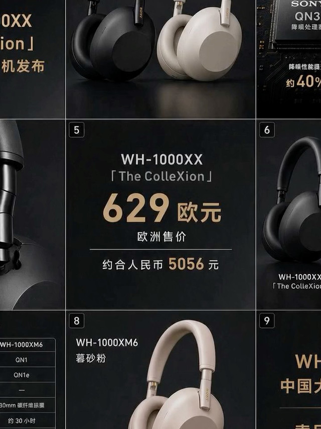 索尼10周年版 WH-1000XX耳机曝光