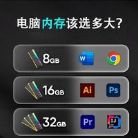 电脑内存8G、16G、32G实测对比，开机速度差距一目了然