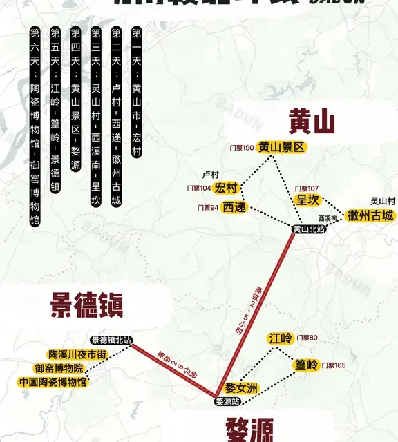 黄山-婺源-景德镇不踩坑