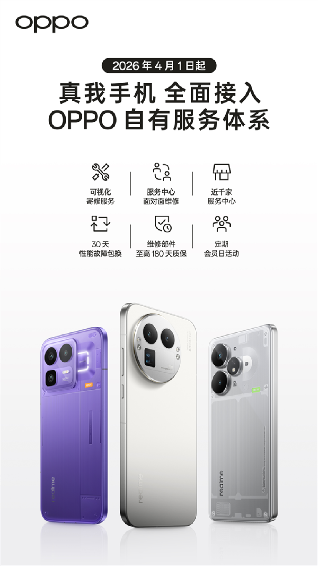 全面回归OPPO!realme真我商城明日起停止运营