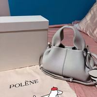 法式云朵包｜Polene Number Nine Mini 荔枝纹牛皮，温柔又高级