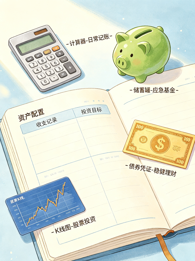 合理规划收支，稳步攒钱