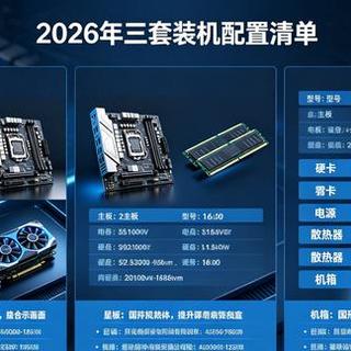 组装电脑必备配件有哪些?看完不踩坑