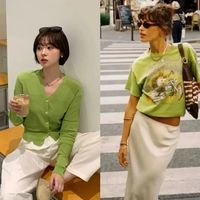 创屹服装 | 春末夏初，“浅春系”的绿是真的美，这样穿高级感爆棚