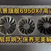 讯景RX 6950XT显卡高温与风扇异响维修实录