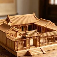 这款榫卯四合院模型我能拼一天，解压神器