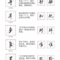 练透30个偏旁，行书从“鬼画符”到“灵动飘逸”的3大法则