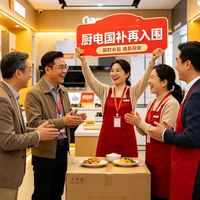 家电国补两省先行扩容，厨电入围提速