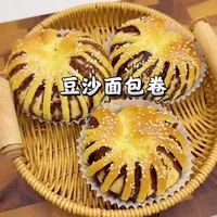 免揉豆沙面包卷制作教程：新手也能一次成功