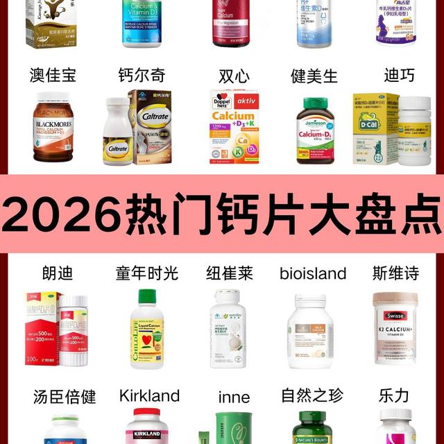 买钙片别再跟风！哪个牌子好？怎么选？十款钙片测评排行榜：中老年打工人最推荐钙片！