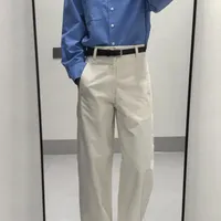 优衣库白色弯刀裤｜通勤休闲都能打
