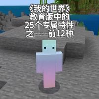 《我的世界》教育版中的25个专属特性之——前12种