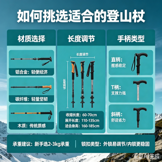 如何挑选适合的登山杖