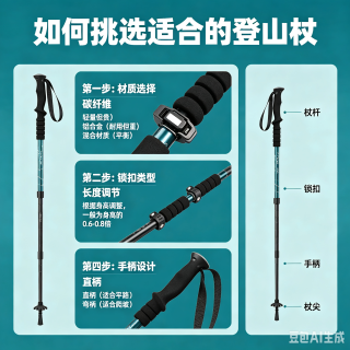如何挑选适合的登山杖