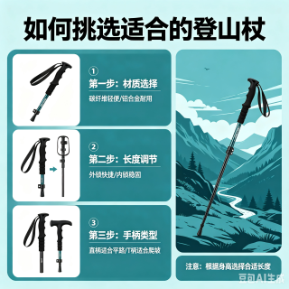 如何挑选适合的登山杖