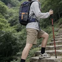 骆驼户外登山杖：徒步新手的隐形翅膀，山野行走的省力神器。