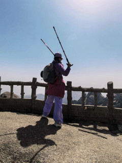 骆驼户外登山杖：徒步新手的隐形翅膀，山野行走的省力神器。