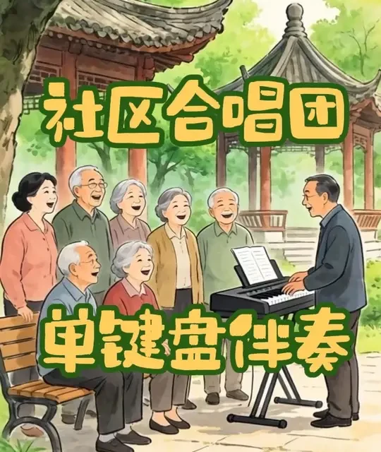 中老年合唱团电子琴伴奏指南：从无效充数到高效支撑