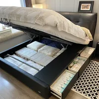 讲真，小户型卧室搭配储物床真绝了！