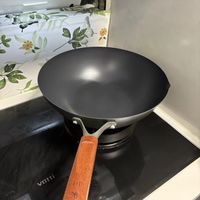 🔥燃气灶党本命锅！三禾 0 涂层窒氮铁锅，健康不粘还抗造