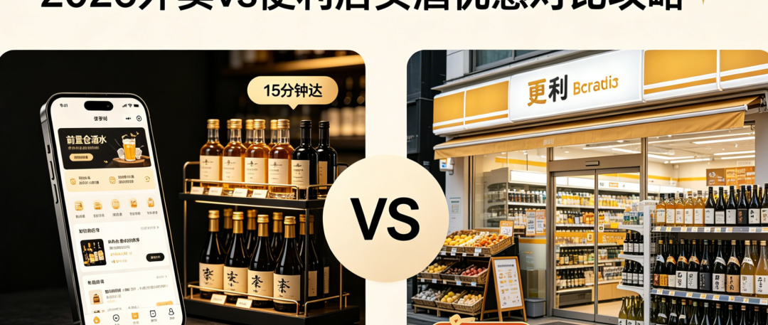 2026年买酒攻略：外卖平台vs便利店，哪个优惠力度更大？