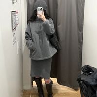 优衣库这套灰色穿搭，韩系氛围感焊在身上了，太好看了吧！