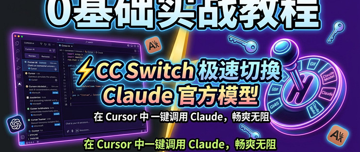 VS Code & Cursor 通吃！安装 Claude 插件 + CC Switch，一键切换全球大模型 Claude Code教程_服务 ...