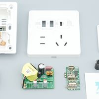 墙壁插座也能 45W 快充，德力西 45W 氮化镓 86 面板拆解