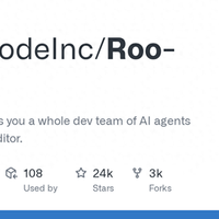RooCodeInc/Roo-Code23k+ Stars让你的代码编辑器变身全能编程助手