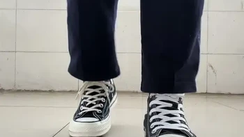黑色匡威高帮1970s与低帮All Star核心差异对比