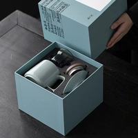 汝山明抱朴办公杯四件套｜非遗汝瓷送礼&自用双封神✨