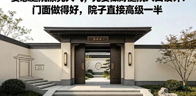要想庭院漂亮大气,先要做好庭院入口设计!_装修主材_什么值得买